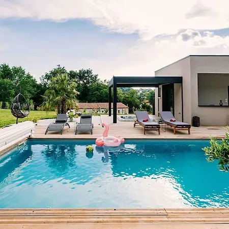 Villa ***** Piscine Chauffee, Jaccuzi, Petanque Moirax